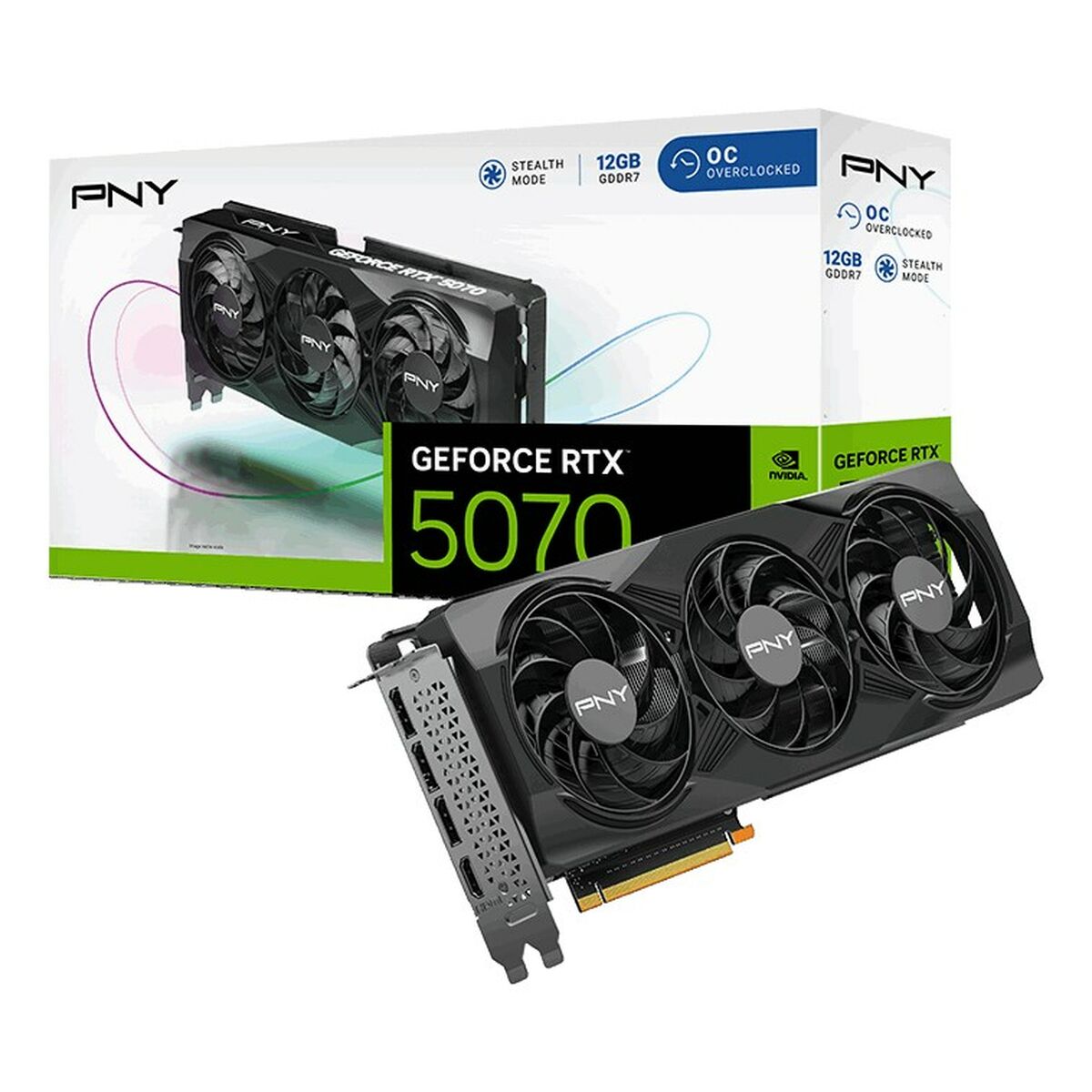 Graphics card PNY nvidia geforce rtx 5070 12 GB GDDR6X - GearHaus
