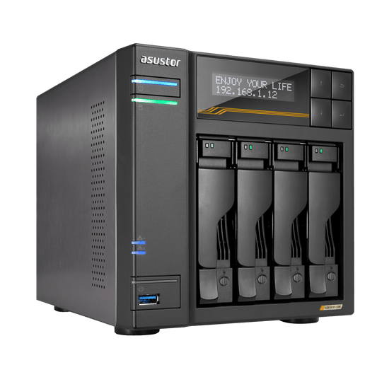 Asustor LOCKERSTOR 4 Gen3 AS6804T NAS (AS6804T) - GearHaus