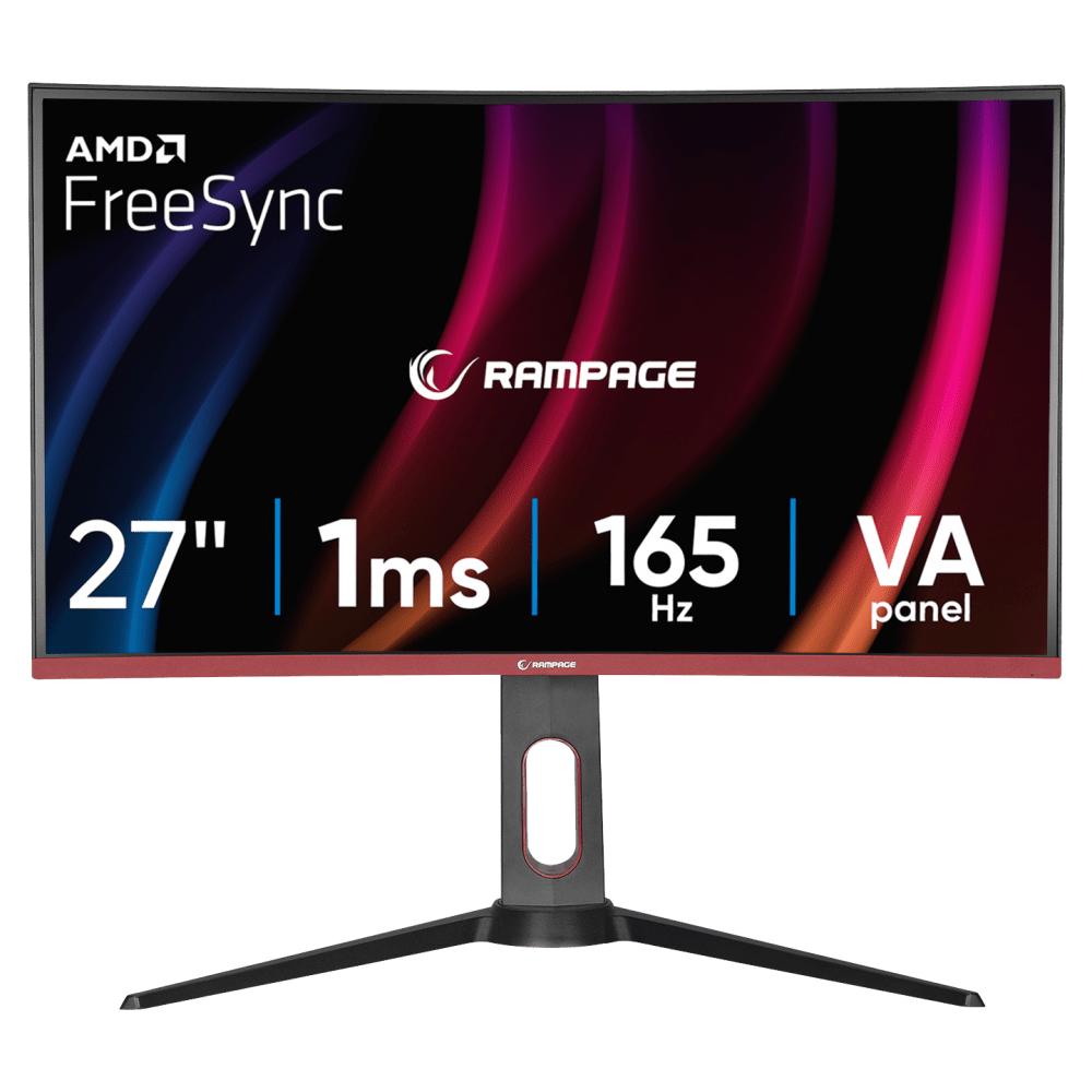 Rampage 27" Voyager VY27R165C Ívelt Gaming Monitor (37588) - GearHaus