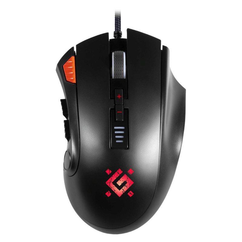 Mouse gaming cu fir Usb Defender, 12000 DPI, Negru (52917) - GearHaus