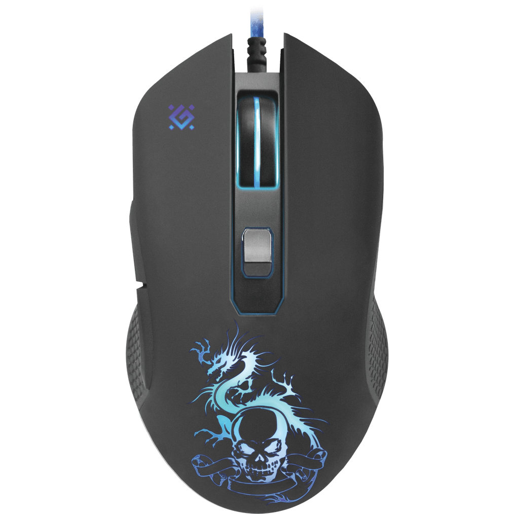 Mouse gaming defender Defender Sky Dragon GM - 090L, 6 butoane, 3200dpi, Negru (52090) - GearHaus