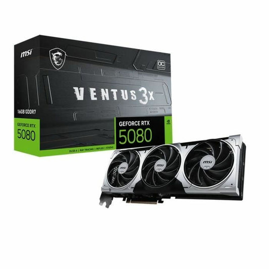 Graphics card MSI GEFORCE RTX 5080 16 GB GDDR6X - GearHaus