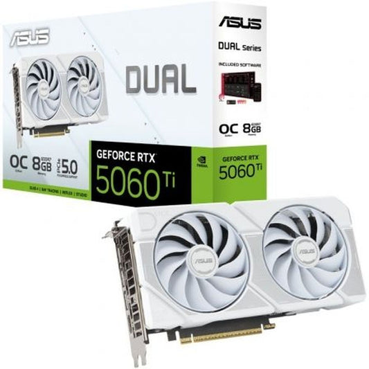 Graphics card Asus OC White Edition 90YV0MP5 - M0NA00 geforce rtx 5060 ti 8 GB GDDR7 - GearHaus