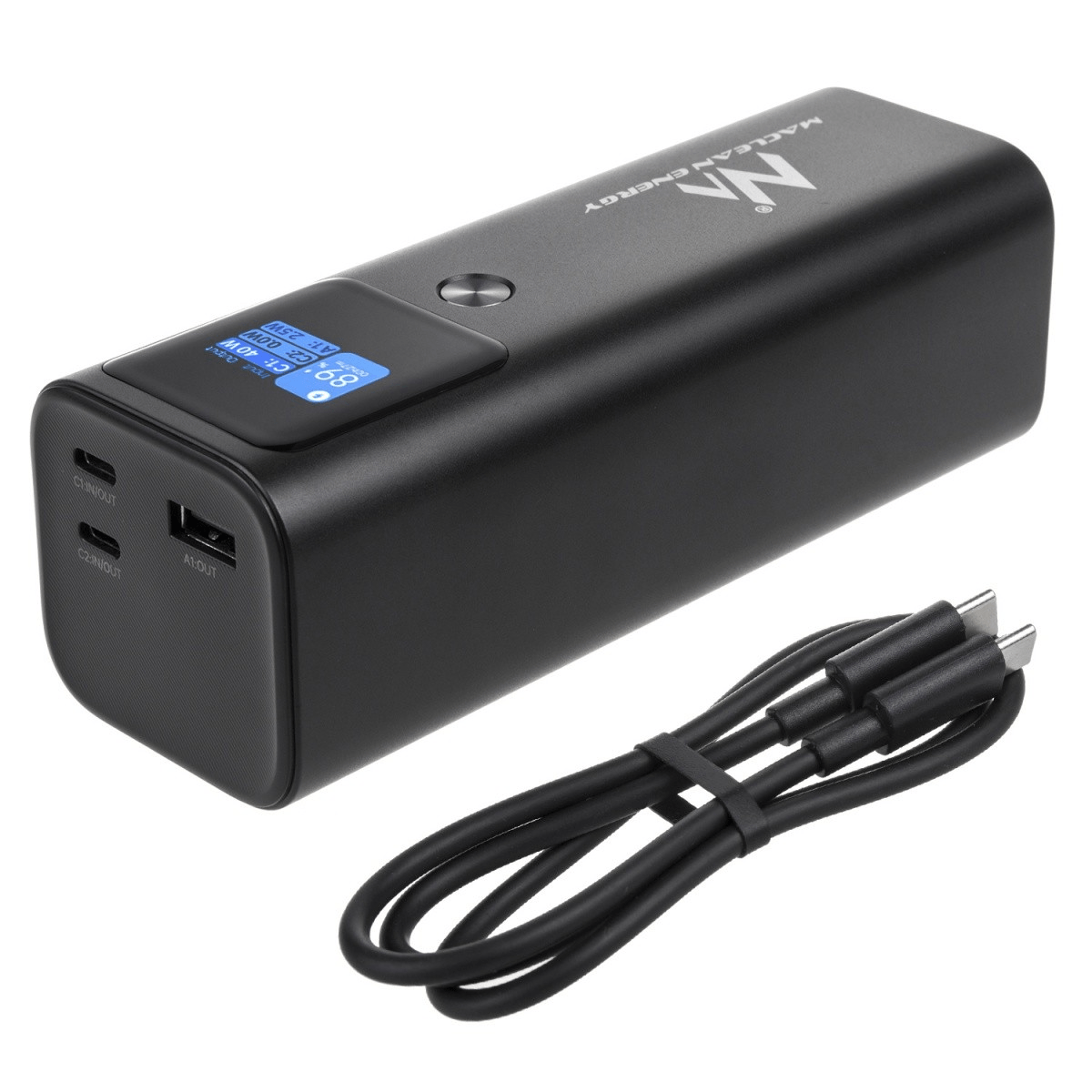 Maclean MCE335 Power Bank 24600mAh - Fekete (MCE335) - GearHaus