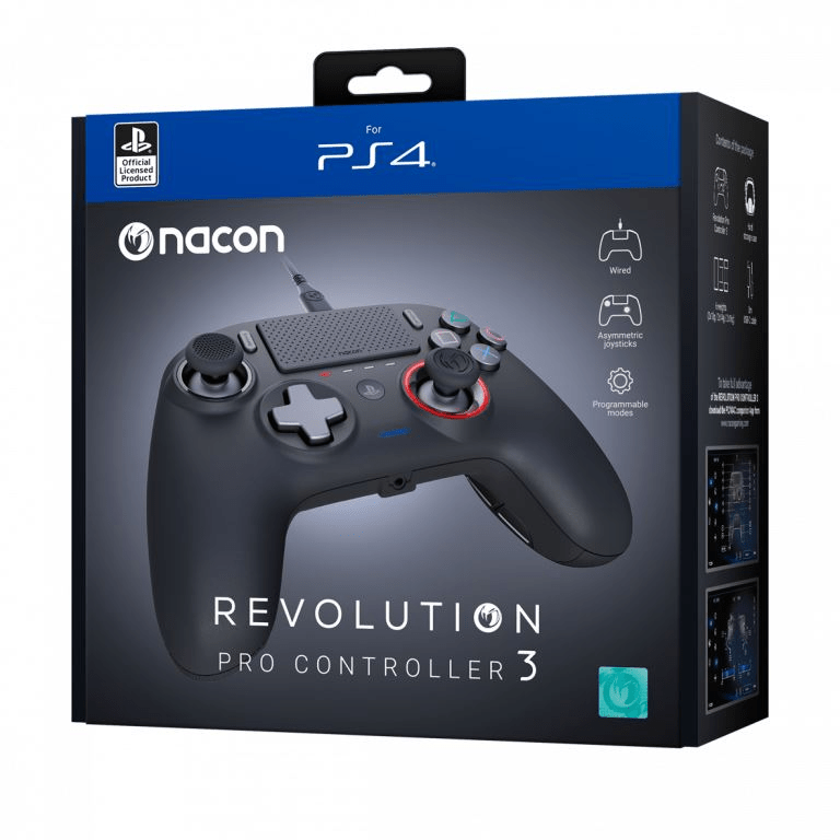 Controller cu fir Nacon Revolution Pro Controller 3 pentru Playstation 4, Negru (PS4OFPADRPC3UK) - GearHaus