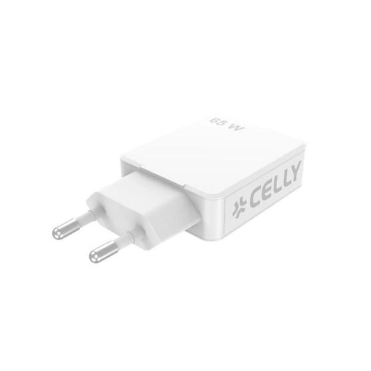 Wall Charger Celly SLIMTC2C65WWH - GearHaus