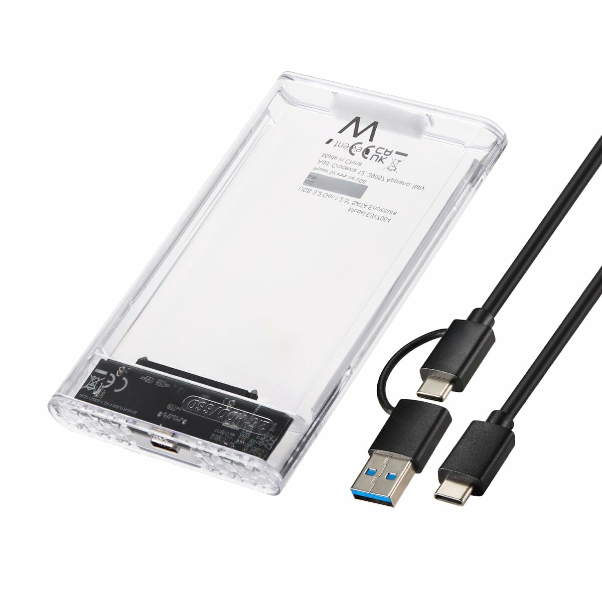 External Hard Drive Ewent EW7064 Transparent - GearHaus