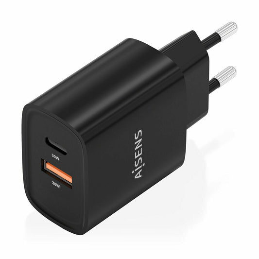 Wall Charger Aisens A110 - 0953 30 W Black - GearHaus