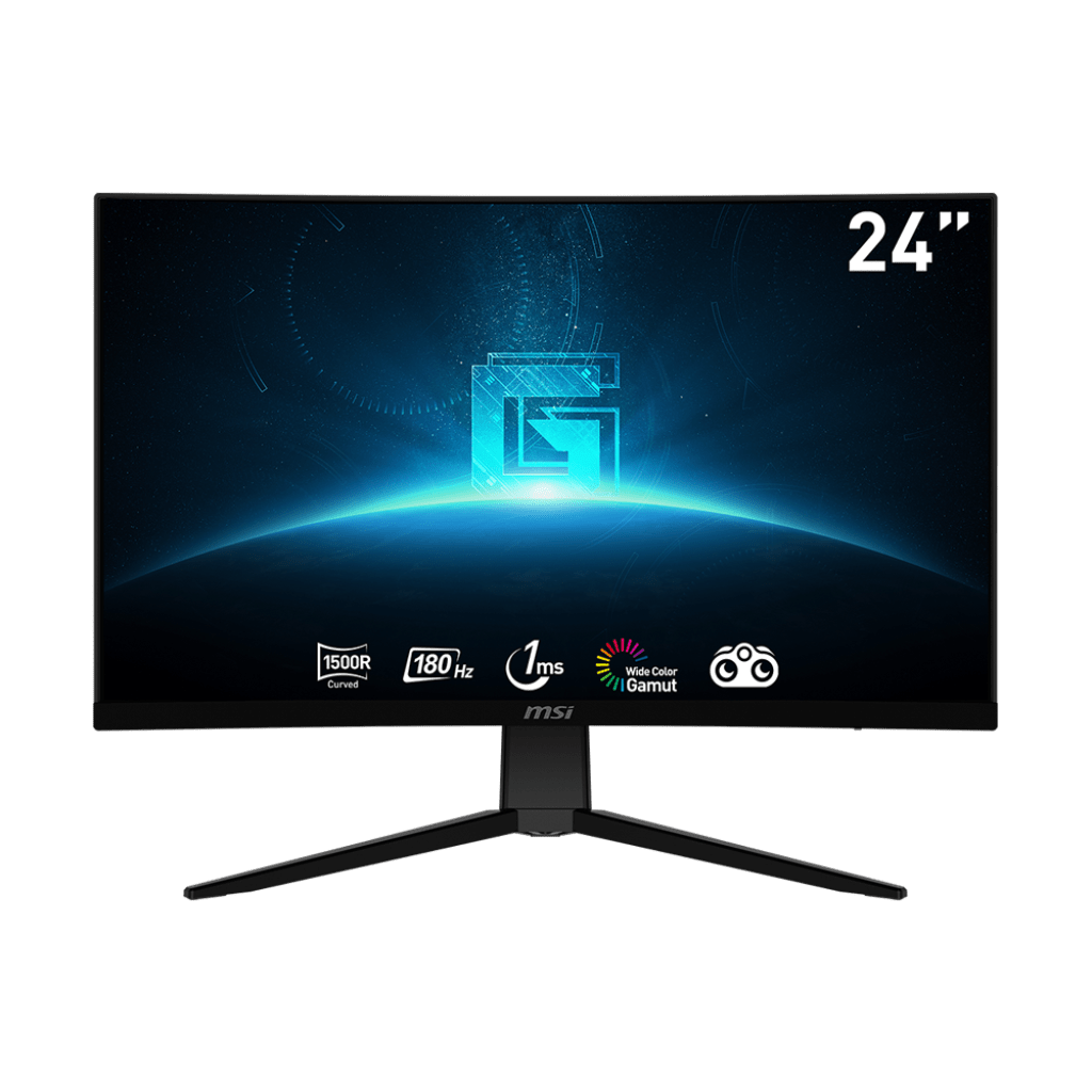 MSI 23.6" G2422C Ívelt Gaming Monitor (9S6 - 3BB31H - 013) - GearHaus