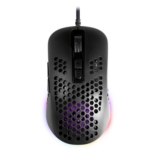 Mouse de gaming cu fir Usb Defender, 12800 DPI, Negru (52620) - GearHaus