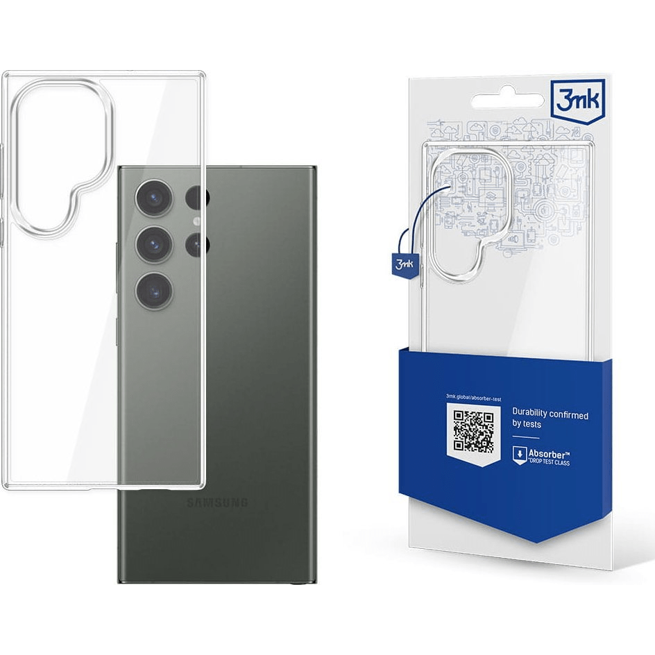 Предпазен калъф 3mk Armor Case за Samsung Galaxy S24 Ultra, Прозрачен (Armor Case Samsung Galaxy S24 Ultra) - GearHaus