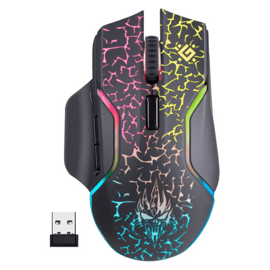 Mouse fara fir, Defender, RGB, 3200 DPI, 7P, Negru (52067) - GearHaus