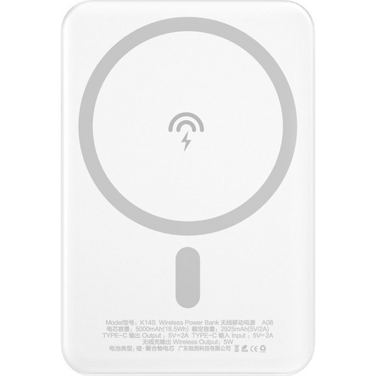 Dudao MagSafe Power Bank 5000mAh - Fehér (DDA177)-0