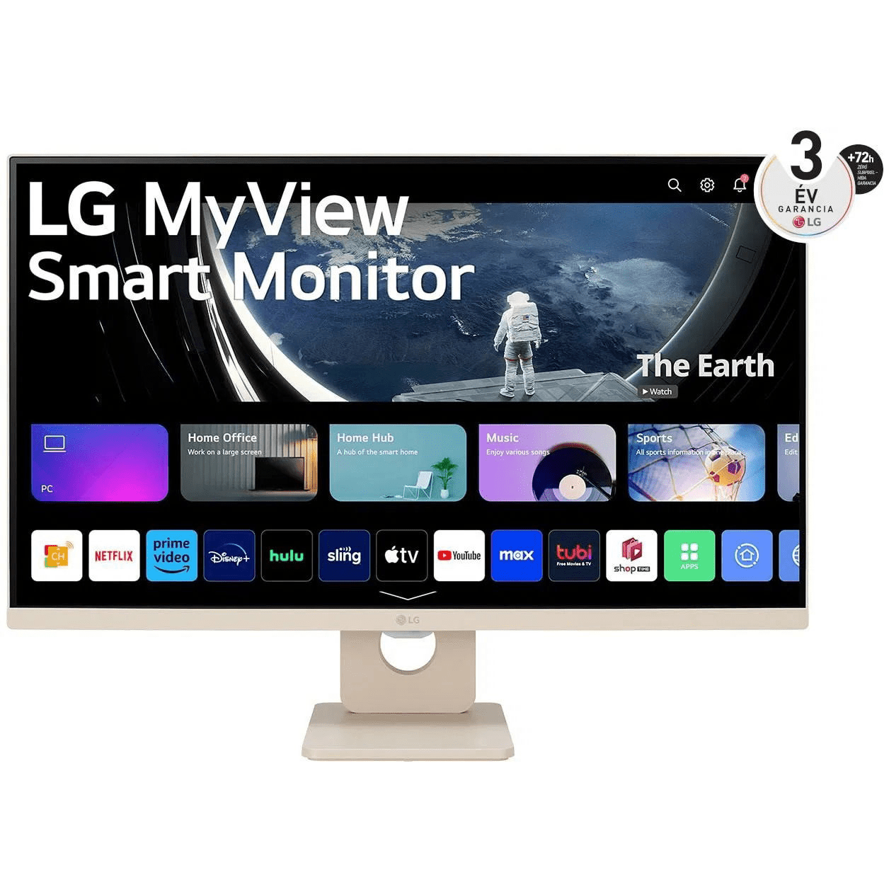 27" LG Smart TV monitor 27SR50F - E Smart (27SR50F - E.AEU) - GearHaus