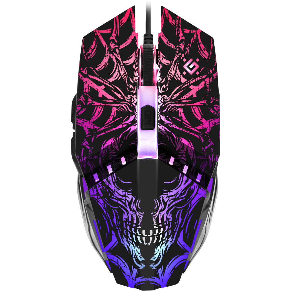 Mouse gaming cu fir Usb Defender, 2400 DPI, Negru (52670) - GearHaus