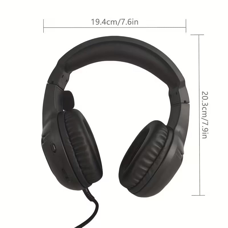 NNETM S20 Gaming Headset 50mm LED Mic - GearHaus