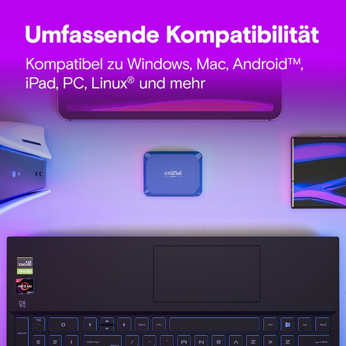 External Hard Drive Crucial X10 - GearHaus