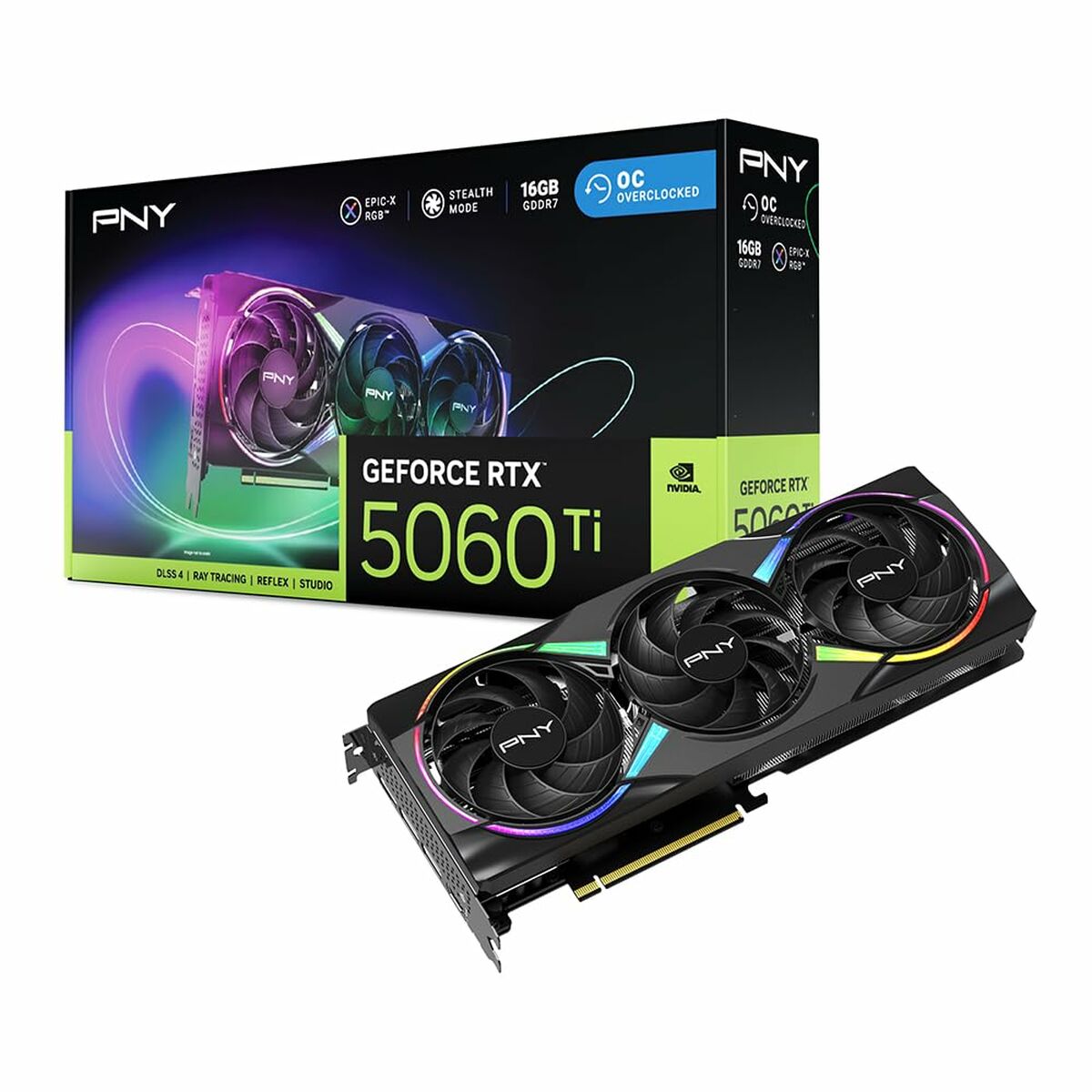 Graphics card PNY geforce rtx 5060 ti 16 GB GDDR7 - GearHaus