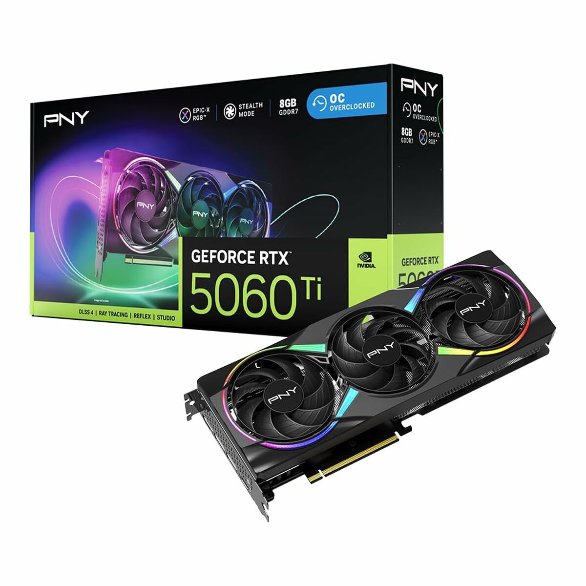 Graphics card PNY geforce rtx 5060 ti 8 GB GDDR6X GDDR7 - GearHaus