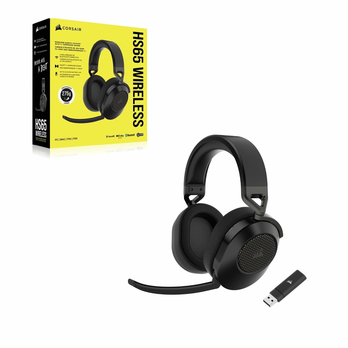 Gaming Headset with Microphone Corsair HS65 - GearHaus