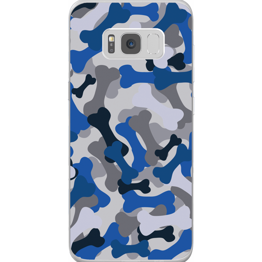 Bone Camo Blue Phone Cases - GearHaus