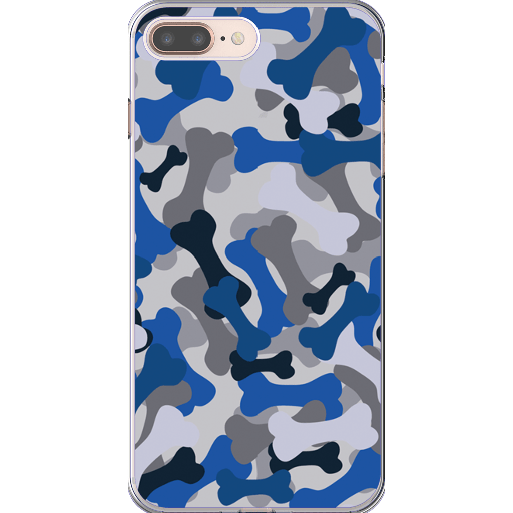 Bone Camo Blue Phone Cases - GearHaus