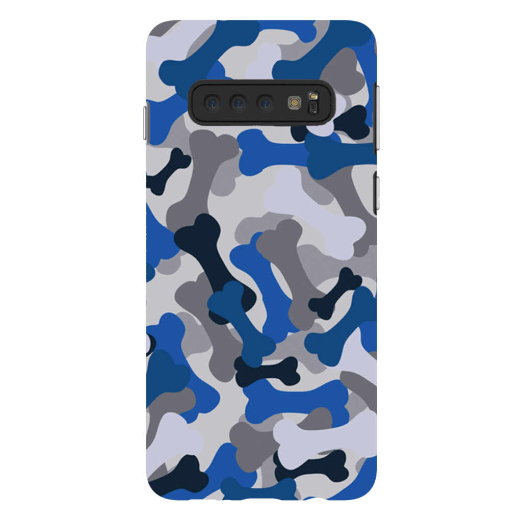 Bone Camo Blue Phone Cases - GearHaus