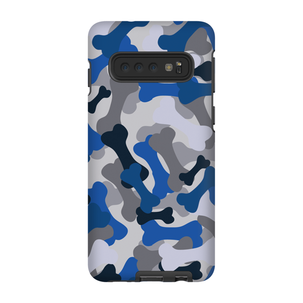 Bone Camo Blue Phone Cases - GearHaus