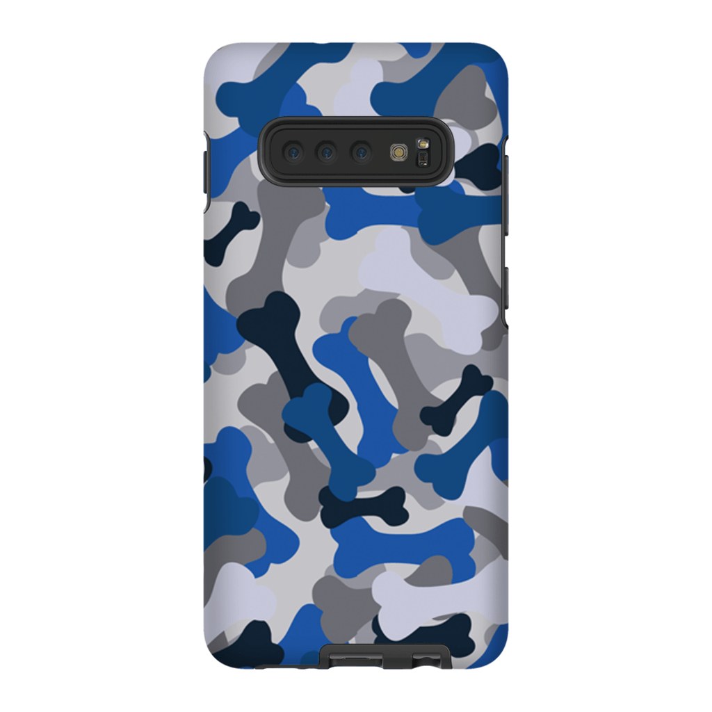 Bone Camo Blue Phone Cases - GearHaus
