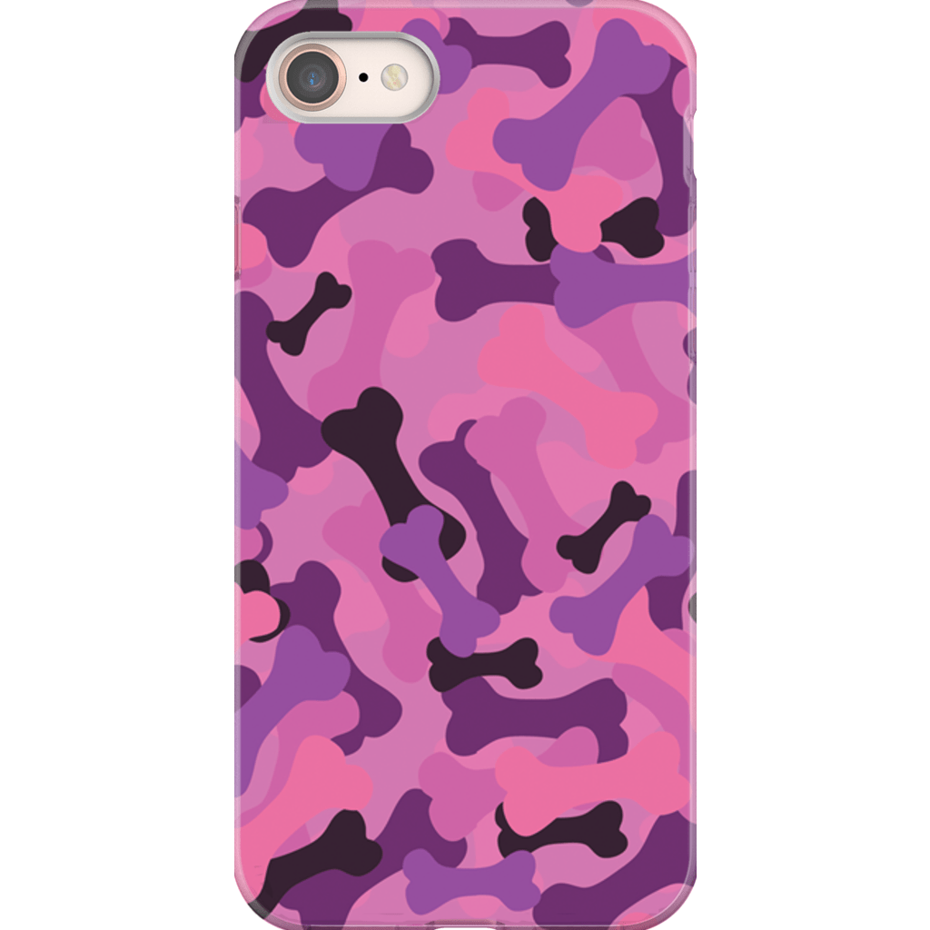 Bone Camo Pink Phone Cases - GearHaus