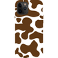 Cowhide Brown Phone Cases - GearHaus