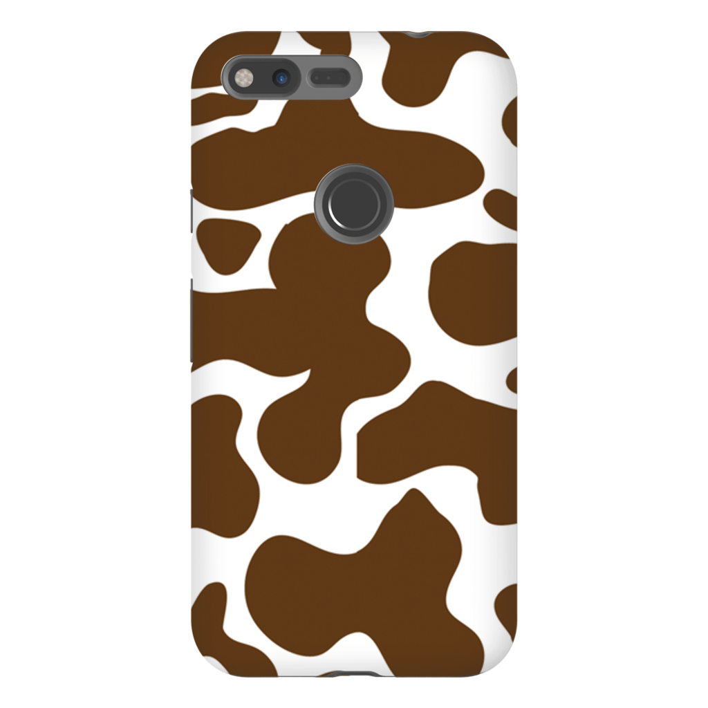 Cowhide Brown Phone Cases - GearHaus