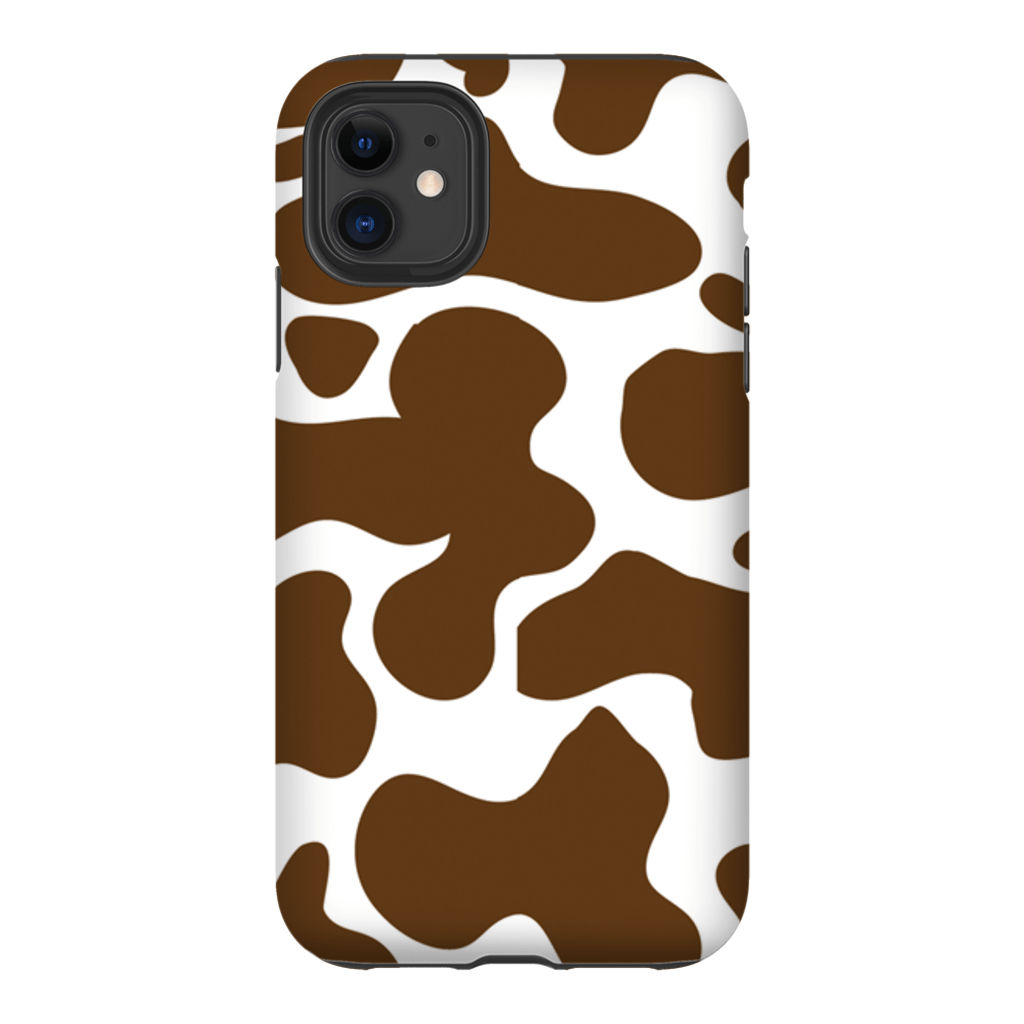 Cowhide Brown Phone Cases - GearHaus