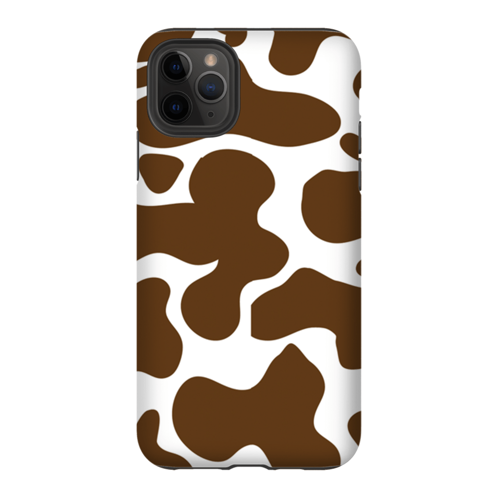 Cowhide Brown Phone Cases - GearHaus