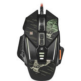 Mouse optic cu fir pentru jocuri, DEFENDER sTarx GM - 390L, 8 butoane, 1200 - 3200 DPI (def52390) - GearHaus