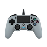 Controller cu fir Nacon Compact pentru Playstation 4, Argintiu (PS4OFCPADGREY) - GearHaus