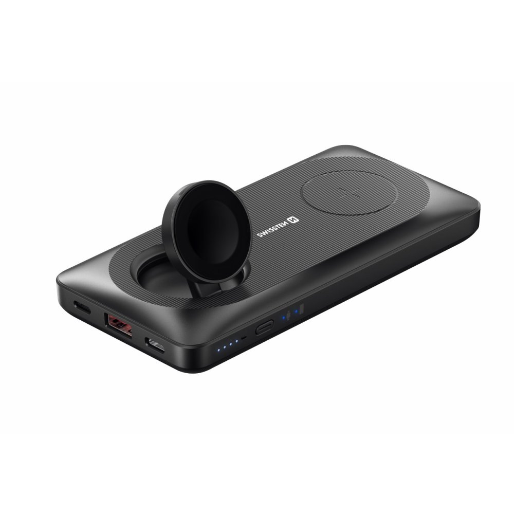 Swissten 22013973 Power Bank 10000mAh - Fekete (8595217483859)-0