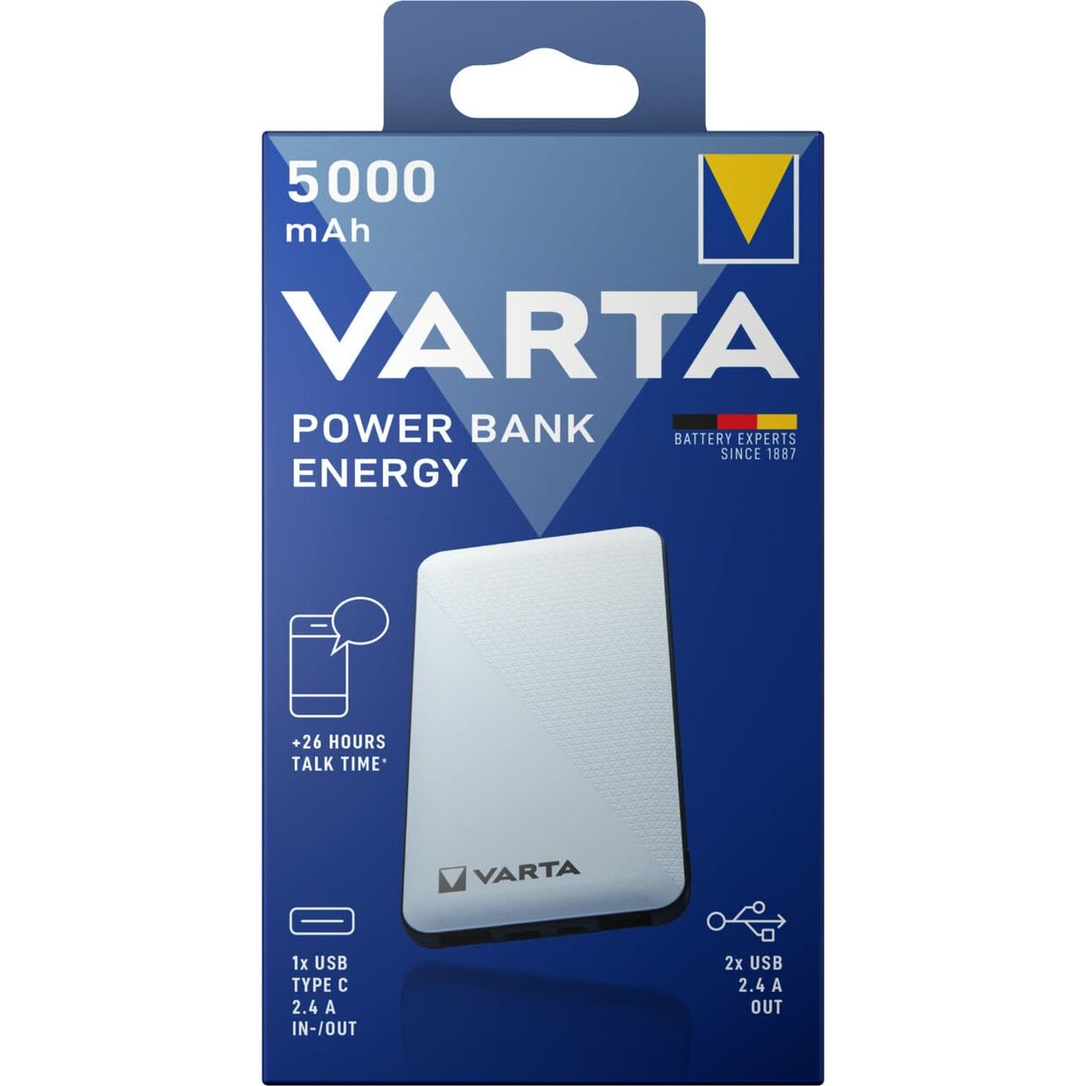 Power Bank Varta Energy 5000 mAh - GearHaus