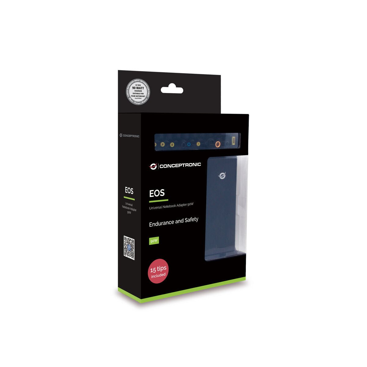 Current Adaptor Conceptronic 110528003101 Black 90 W (1 Unit) - GearHaus