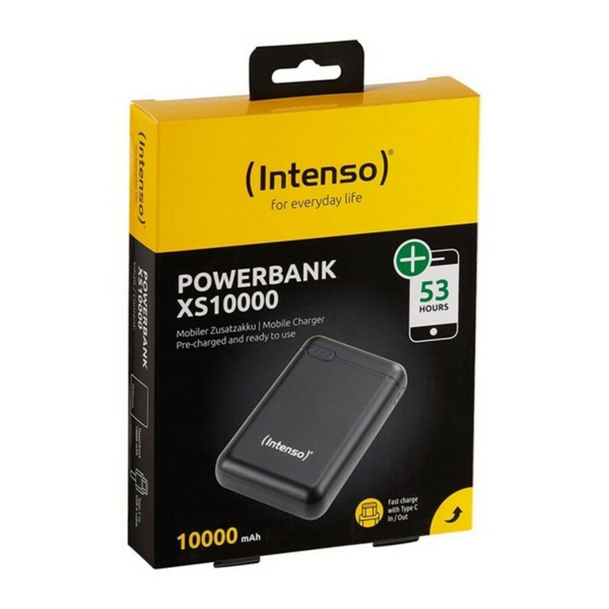 Power Bank INTENSO 7313530 10000 mAh Black - GearHaus