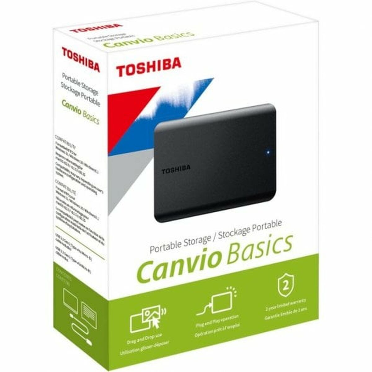 External Hard Drive Toshiba 2 TB - GearHaus