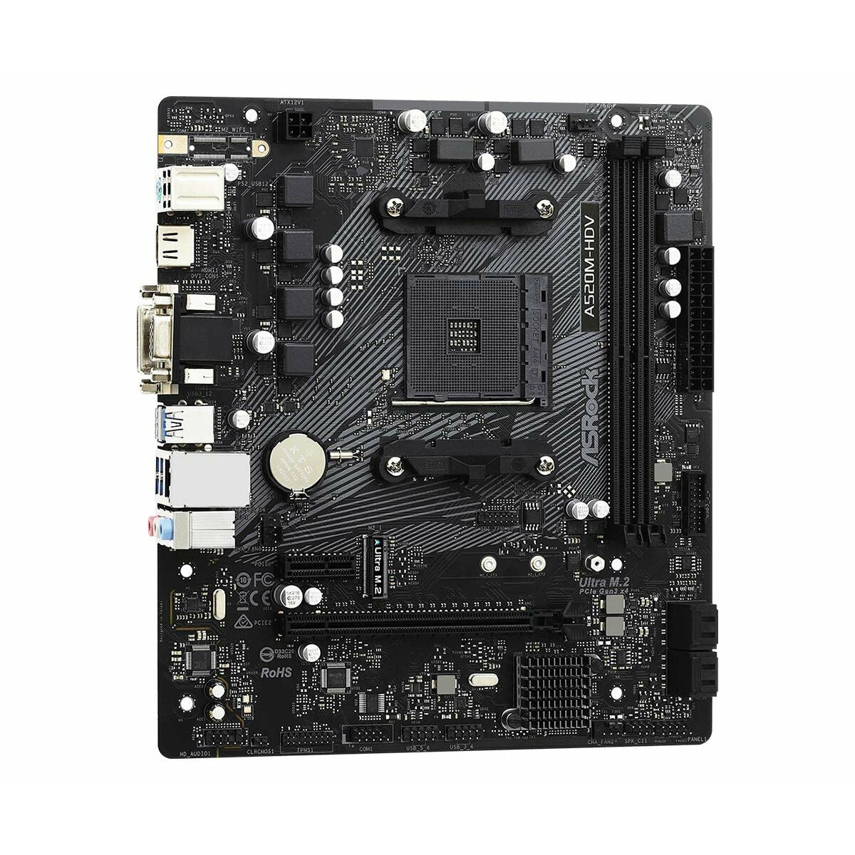 Motherboard ASRock A520M - HDV AMD A520 - GearHaus