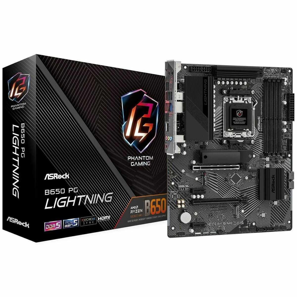 Motherboard ASRock B650 PG Lightning AMD B650 - GearHaus