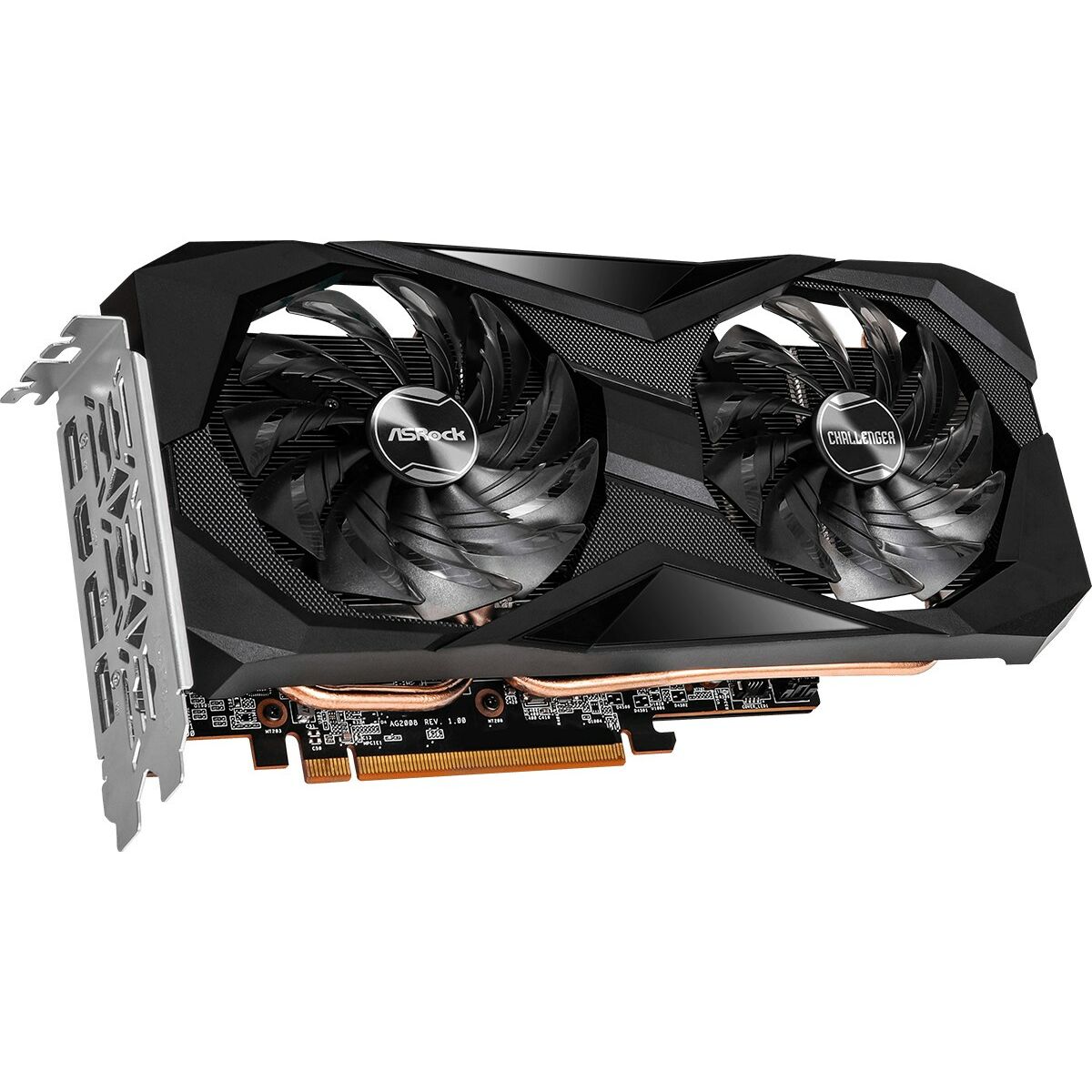 Graphics card ASRock 90 - GA41ZZ - 00UANF 8 GB GDDR6 - GearHaus