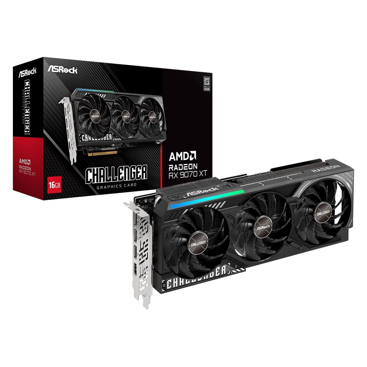 Graphics card ASRock 90 - GA61ZZ - 00UANF radeon rx 9070 xt 16 GB GDDR6 - GearHaus