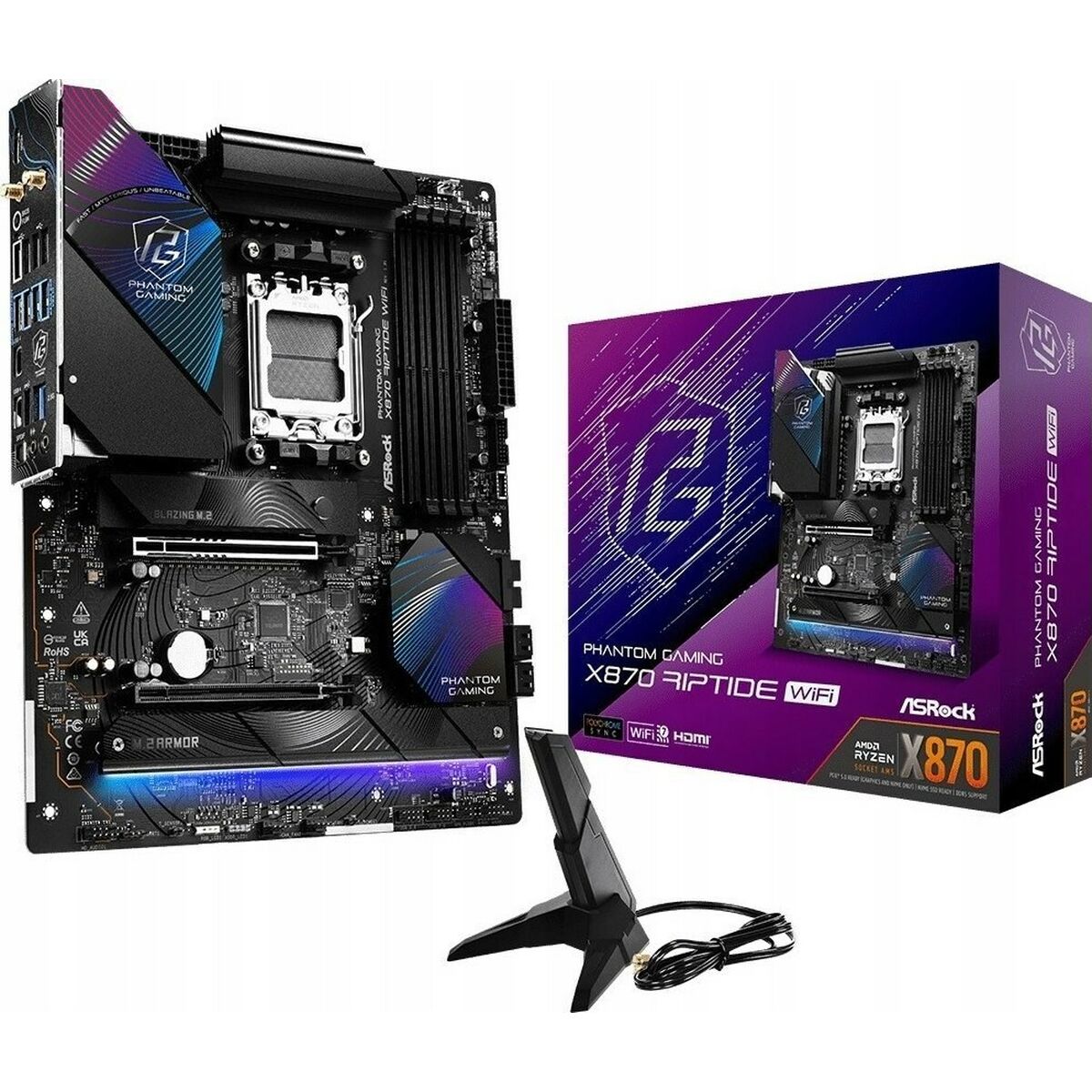 Motherboard ASRock X870 Riptide WiFi AMD X870 - GearHaus