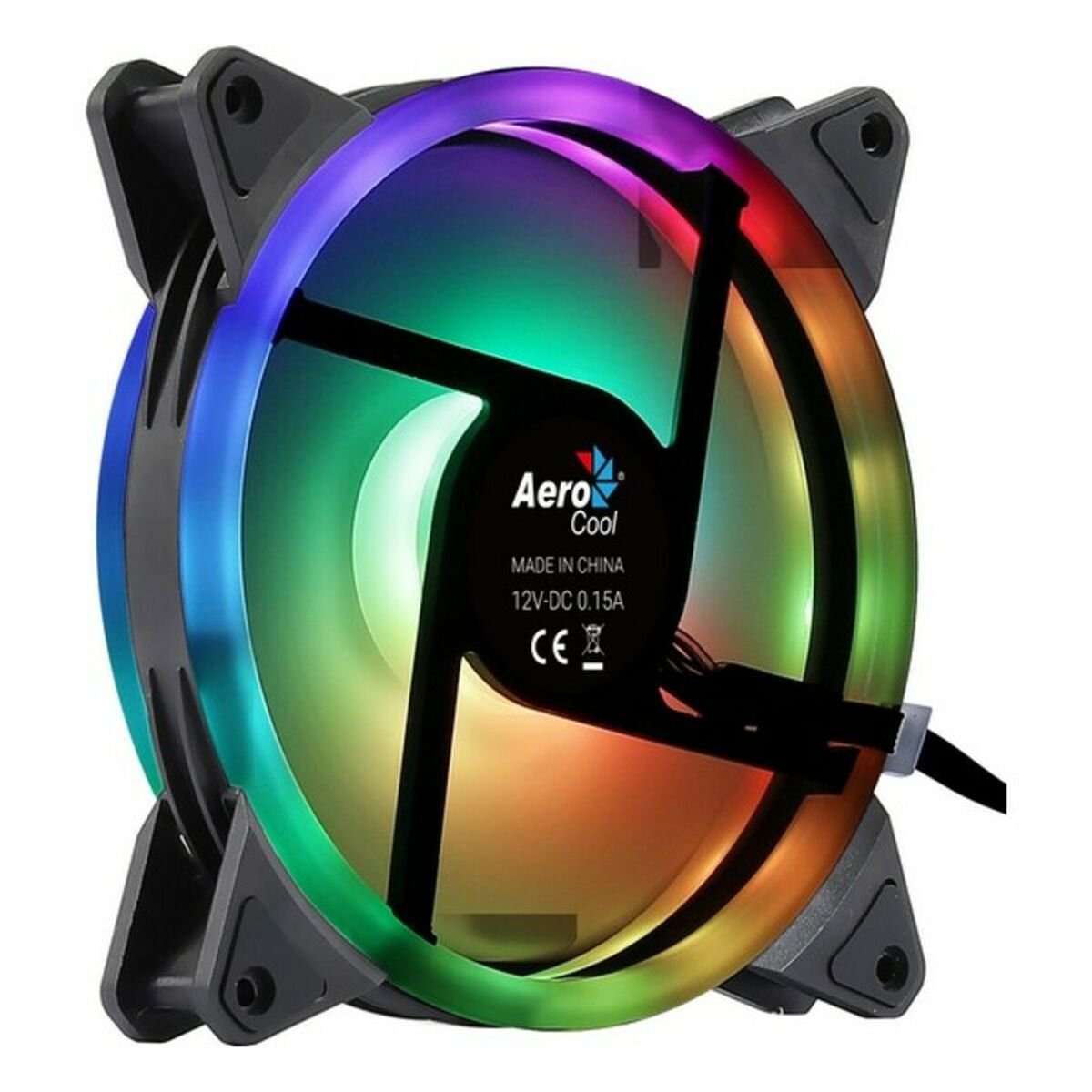 CPU Fan Aerocool DUO14 1000 rpm (Ø 14 cm) RGB - GearHaus