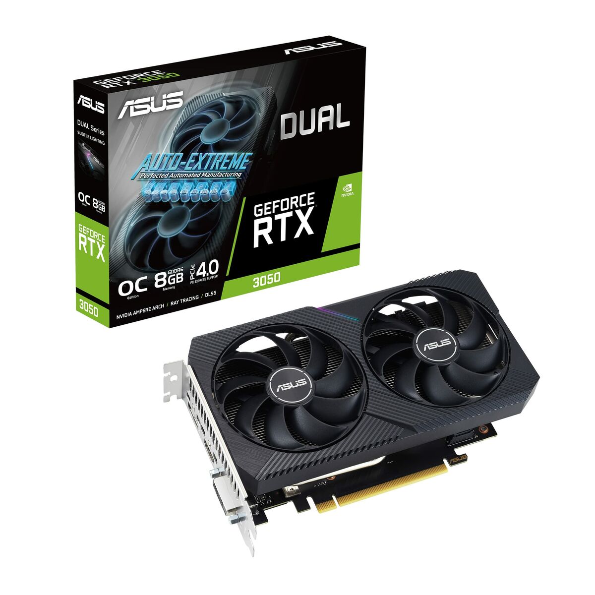 Graphics card Asus Nvidia GeForce RTX 3050 8 GB GDDR6 - GearHaus