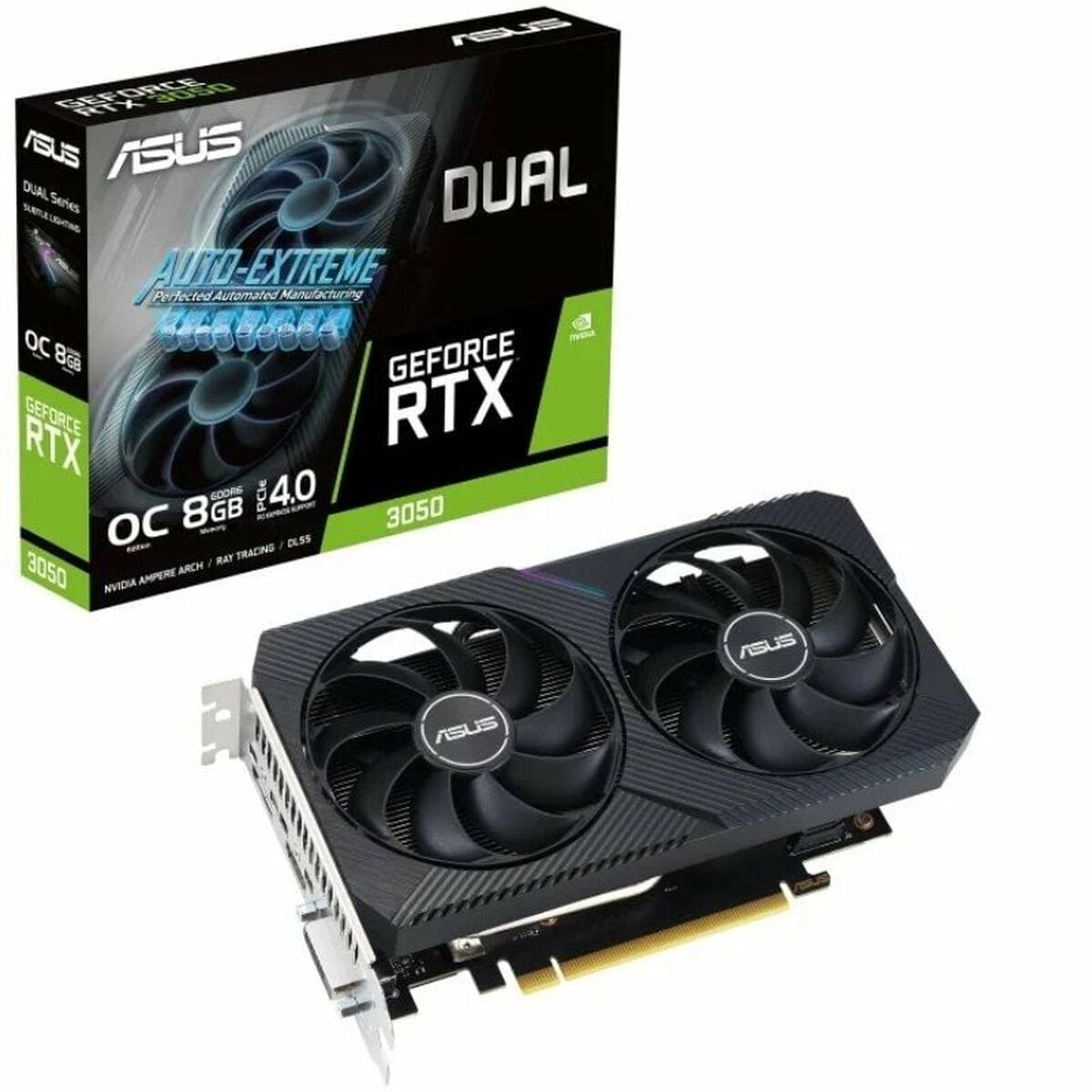 Graphics card Asus Nvidia GeForce RTX 3050 8 GB GDDR6 - GearHaus