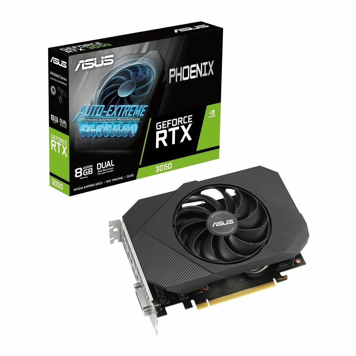 Graphics card Asus Nvidia GeForce RTX 3050 8 GB GDDR6 - GearHaus